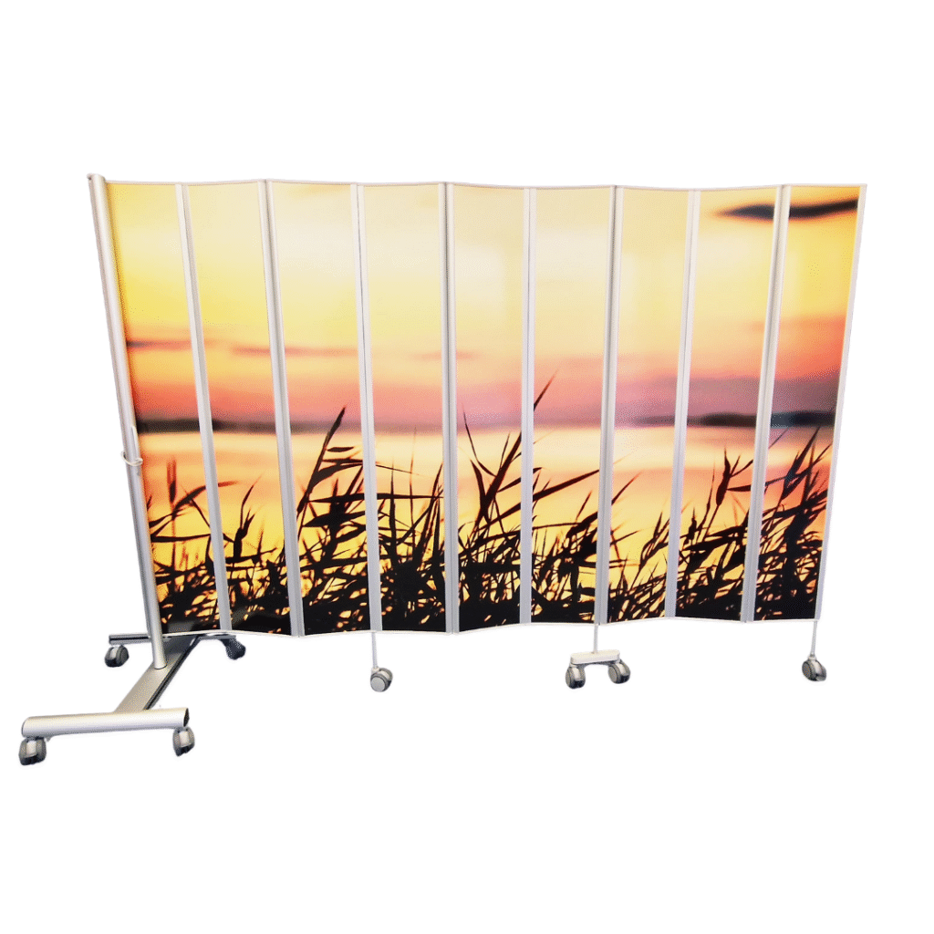 Volditav sirm looduse pildiga