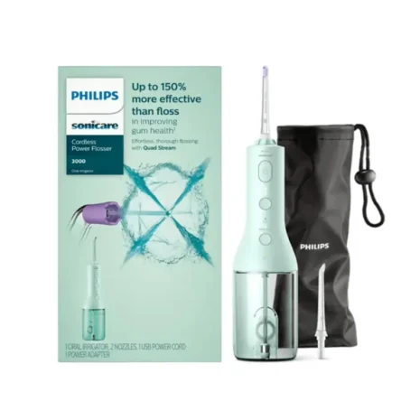 Philips Sonicare Flosser 3000, münt Philips Sonicare Flosser 3000, mündiroheline karp, flosser ja tarvikud