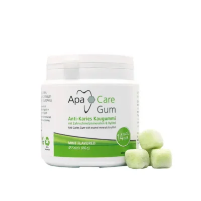 ApaCare hambaemaili mineraalide ja ksülitooliga närimiskumm N45 topsis