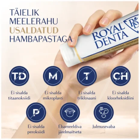 royal-denta-gold-hambapasta Silver pasta täiusatud koostis