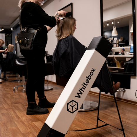 whitebox air cleaner õhupuhasti Whitebox õhupuhasti juuksuri salongis