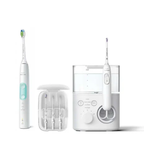 Protective clean 5100 ja Flosser 7000 komp Protective Clean 5100 hambahari ja Flosser 7000 otsikutega