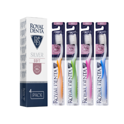 Hambahari Royal Denta SILVER SOFT 4-pakk pakendiga