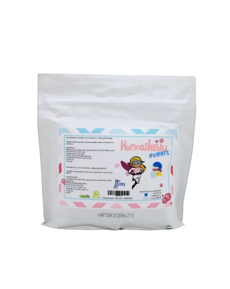 Ksülitoolipastillid Hammaskeiju Hubbis 400g pakis