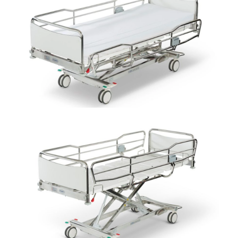 Intensiivravi- ja haiglavoodi ScanAfia X ICU W Intensiivravi- ja haiglavoodid ScanAfia X ICU W kõige madalamas ja kõige kõrgemas kõrguses