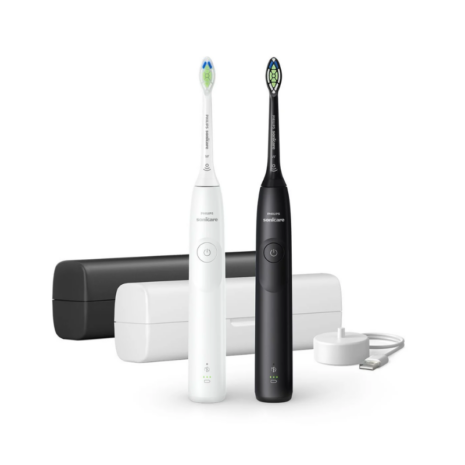 Philips Sonicare 5300 electric toothbrush (HX710901) White & Black Philips Sonicare 5300 (HX710901) White & Black toothbrushes with accessories