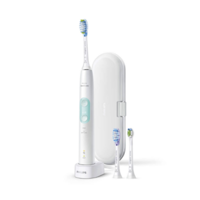 Philips Sonicare ProtectiveClean 4700 ExpertClean valge hambahari, harjapead ja vutlar