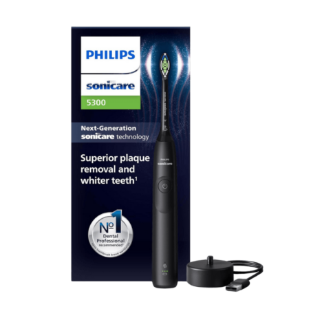 Philips sonicare 5300 must karbiga Philips Sonicare 5300 elektriline hambahari (HX7101/01) must laadija ja pakendiga