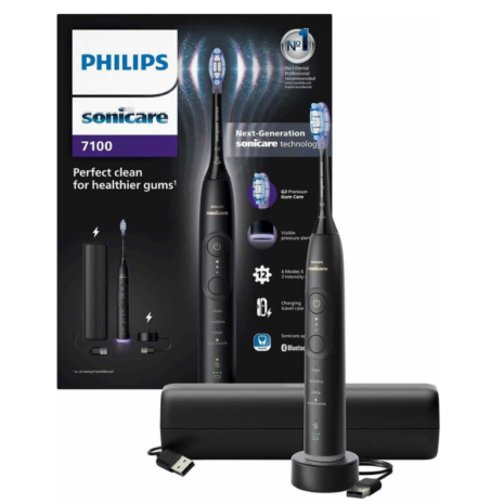 Sonicare 7100 must HX7421 pakendiga Philips Sonicare 7100 elektriline hambahari (HX7421/01) Black vutlari pakendiga