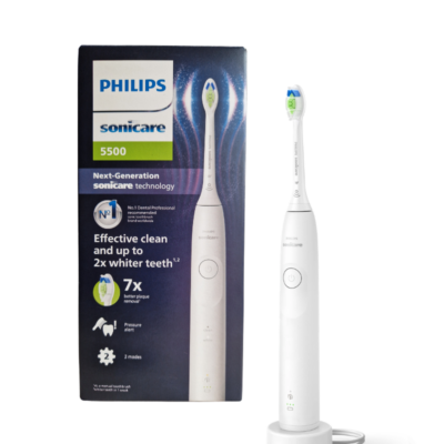 Elektriline hambahari Philips Sonicare 5500 (HX7110/01) valge pakendiga