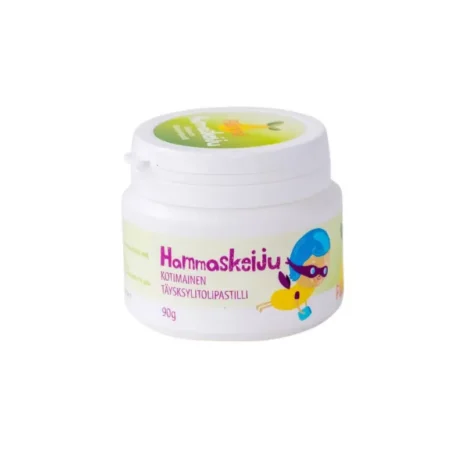 Hammaskeiju pear xylitol pastilles AA5 Hammaskeiju pear xylitol pastilles 90 g jar