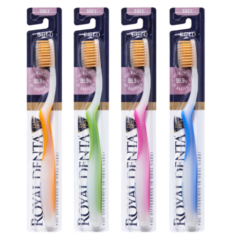 royal Denta Soft Gold hambahari kõik neli värvi royal Denta Soft Gold hambahari kõik neli värvi