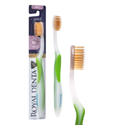 royal Denta Soft Gold hambahari roheline erinevate külgedega