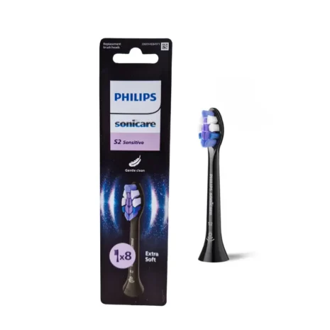 Sonicare sensitive black N8 otsik ja pakend HX6058/88